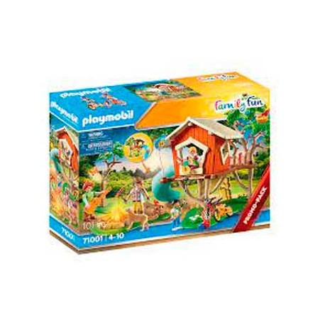 Aventura en la Casa del Árbol con tobogán