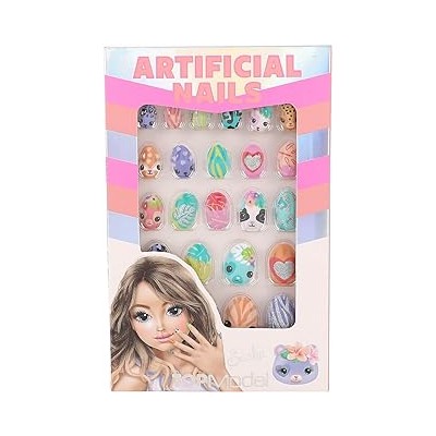 TM uñas artificiales puntiagudas animale