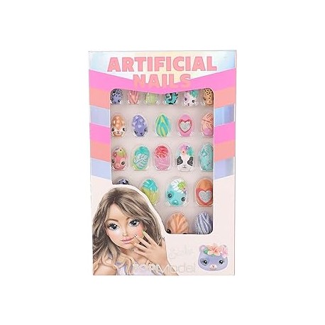 TM uñas artificiales puntiagudas animale