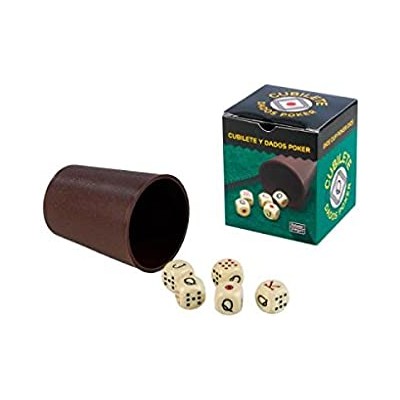 CUBILETE POKER CAJA CARTON