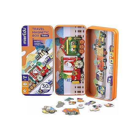 PUZLE MAGNETICO MIS VIAJES - TRENES