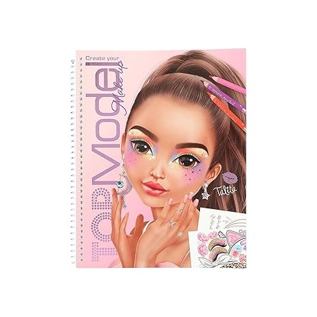 TOPModel Make-up Colouring Book