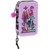 PLUMIER DOBLE PQÑO 28 pcs MONSTER HIGH "CRE