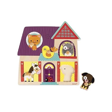 PUZLE ENCAJABLE MUSICAL "MIS AMIGUITOS LOS