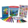 SET DE ACTIVIDADES 46 PIEZAS CUBO PEPPA PIG