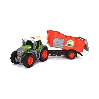 Tractor Fendt Granja Trailer 26 cm Luz y Sonido