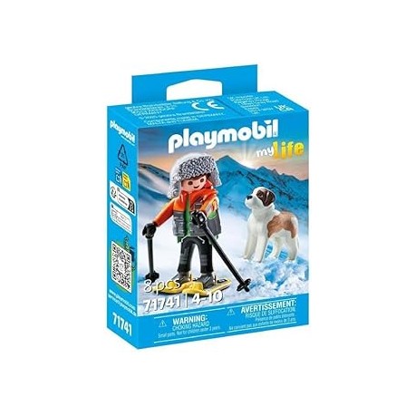 Senderista con san Bernardo