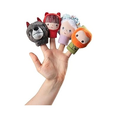 CAPERUCITA ROJA MARIONETAS DE DEDO