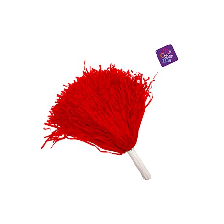 POM POM ROJO (2 unid) 37 cm