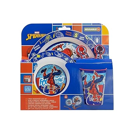 STOR SET MICRO KIDS 5 PCS (PLATO CUENCO VASO 260