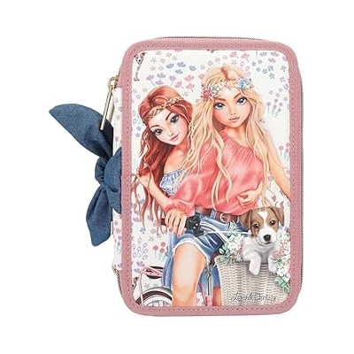 TOPModel estuche triple VELO FLEUR