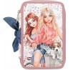 TOPModel estuche triple VELO FLEUR