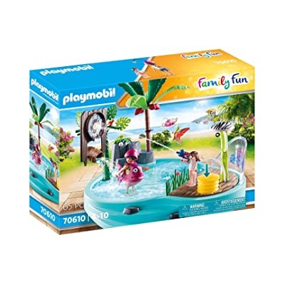 PISCINA DIVERTIDA CON ROCIADOR DE AGUA