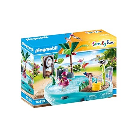 PISCINA DIVERTIDA CON ROCIADOR DE AGUA