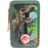 Jurassic World Plumier 3 Pisos con Material Escolar