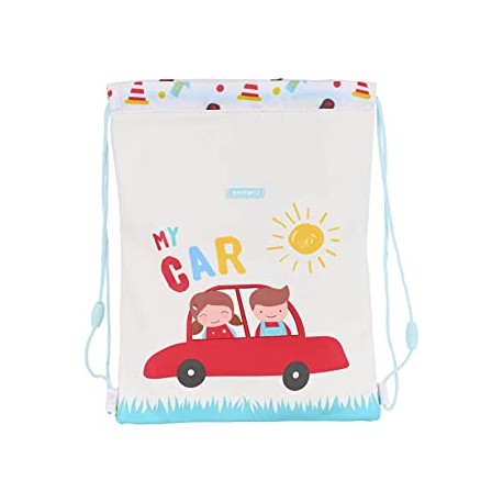 SACO PLANO JUNIOR FACIL LIMPIEZA SAFTA PREESCOLAR