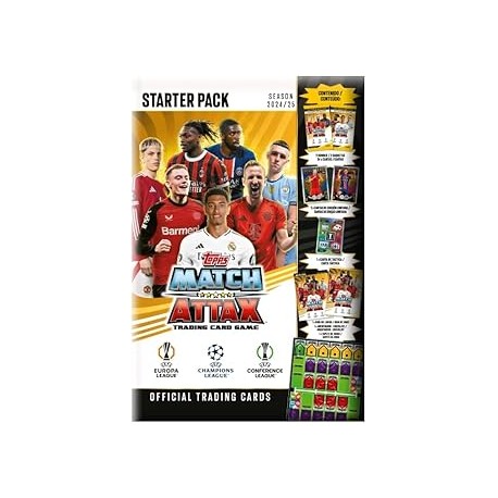 STARTER PACK CARTAS MATCH ATTAX UCL 24-25