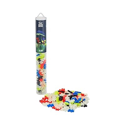 Pack Tubo Plus-Plus Brilla en la Oscuridad Mix 100