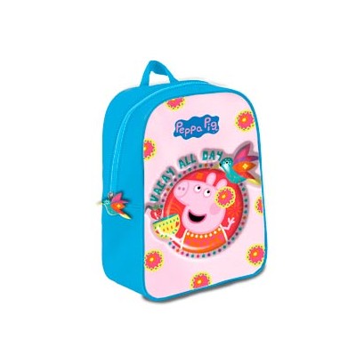 Mochila mediana 3D Peppa Vacay all day