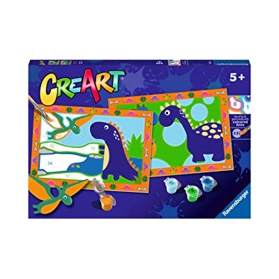 CreArt Serie Junior: 2 x Dinosaurios