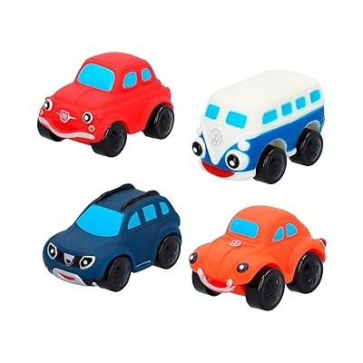 Motor Town - Pack 4 Coches Blanditos 18m+ Surtidos