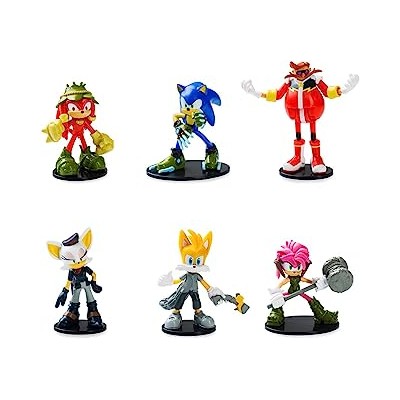 SONIC FIGURA ARTICULADA PACK 6