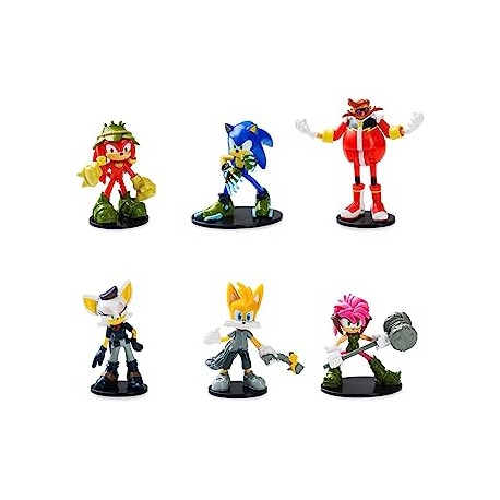 SONIC FIGURA ARTICULADA PACK 6
