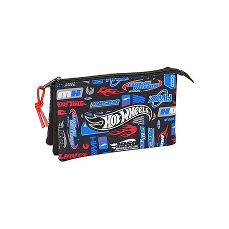 PORTATODO TRIPLE HOT WHEELS