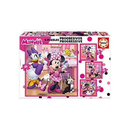 PUZZLES PROGRESIVOS MINNIE HAPPY HELPERS 12-16-20-