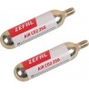 BLISTER 2 CARTUCHOS DE AIRE ZEFAL CO2 25 g C/ROSCA