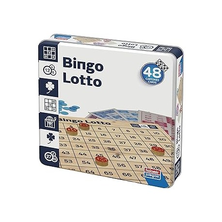 Bingo Loto - Caja de lata NEW
