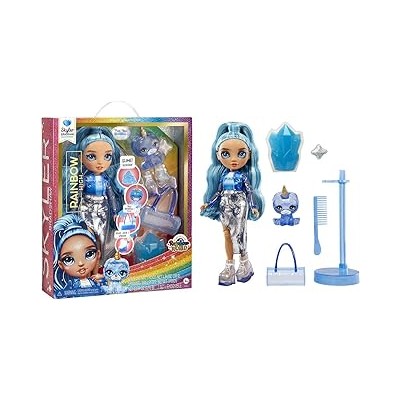 Muñeca Rainbow World - Skyler (blue)