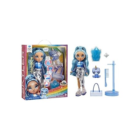 Muñeca Rainbow World - Skyler (blue)