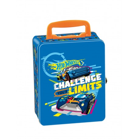 Hot Wheels Estuche metal para guardar coches