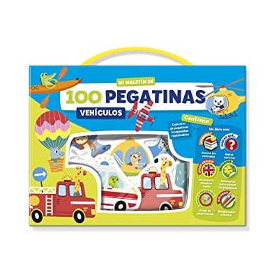 MALETIN 100 PEGATINAS - VEHÍCULOS