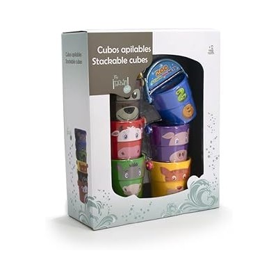 JUEGO DE CUBOS PARA APILAR. JUEGO DE BAQO. TACHAN