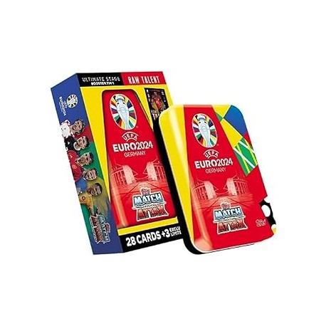 MINI LATA CARTAS MATCH ATTAX EUROCOPA 2024