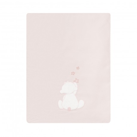 COLCHA MINICUNA - TEDDY ROSA