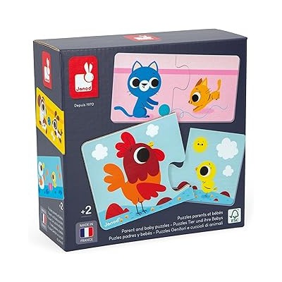 PUZLES PADRES Y BEBÉS ANIMALES