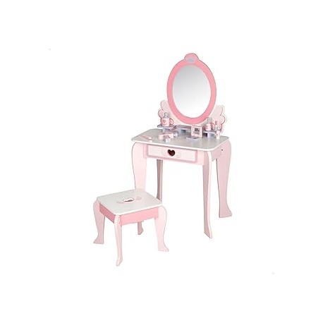 Woomax-Tocador Madera C/Silla 50x34x92 Cm 3a+