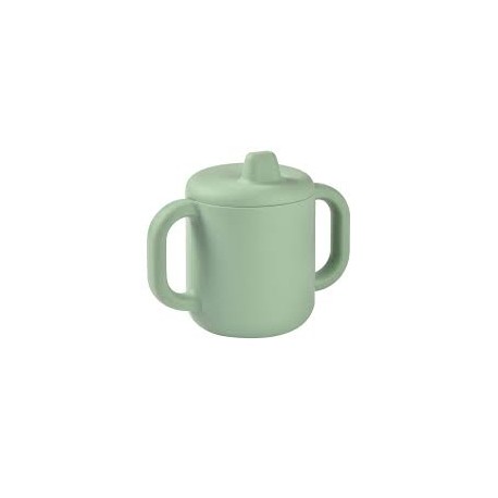 TAZA APRENDIZAJE SILICONA VERDE SALVIA