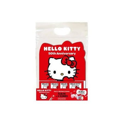 PACK ALBUM+4 SOBRES HELLO KITTY 2024