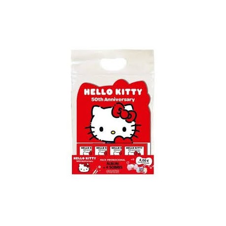 PACK ALBUM+4 SOBRES HELLO KITTY 2024