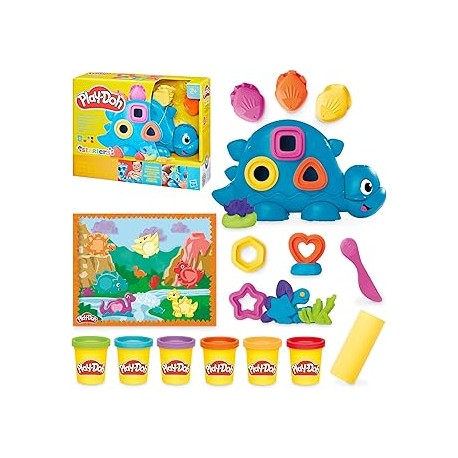 PLAY-DOH DINOSAURIO FORMAS Y COLORES G0491 HASBRO