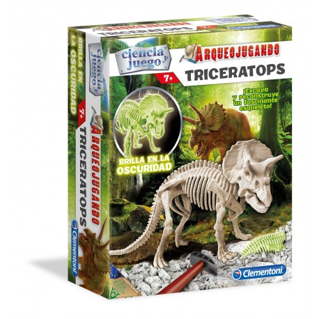Arqueojugando Triceratops fosforescente