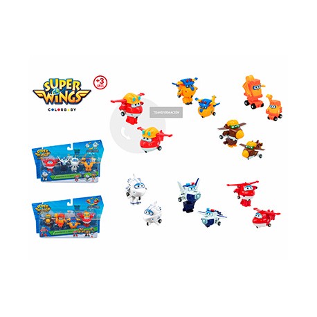 Super Wings Transform-a-bots pack 4