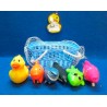 CESTA CON 7 ANIMALITOS BAÑO