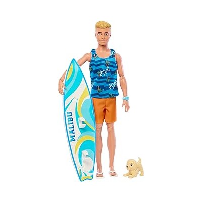 Barbie Ken con tabla de surf