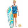 Barbie Ken con tabla de surf
