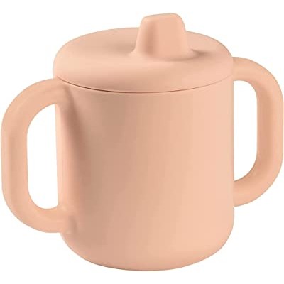 TAZA SILICONA APRENDIZAJE ROSA